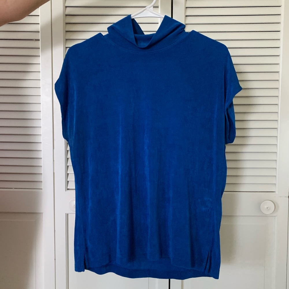 Slinky Blue Blouse